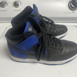 Nike Dunk High Men’s Size 9 Black/blue