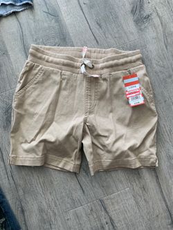 Girls khaki uniform shorts size L 10/12