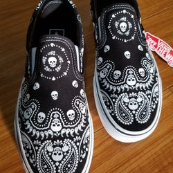 New Vans Collection Skull Design Sz.9.5