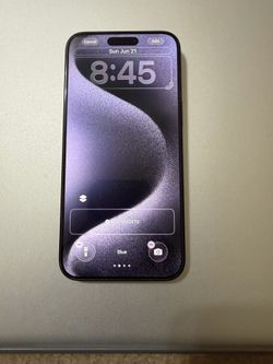 iPhone 15 pro Max -Fully unlocked
