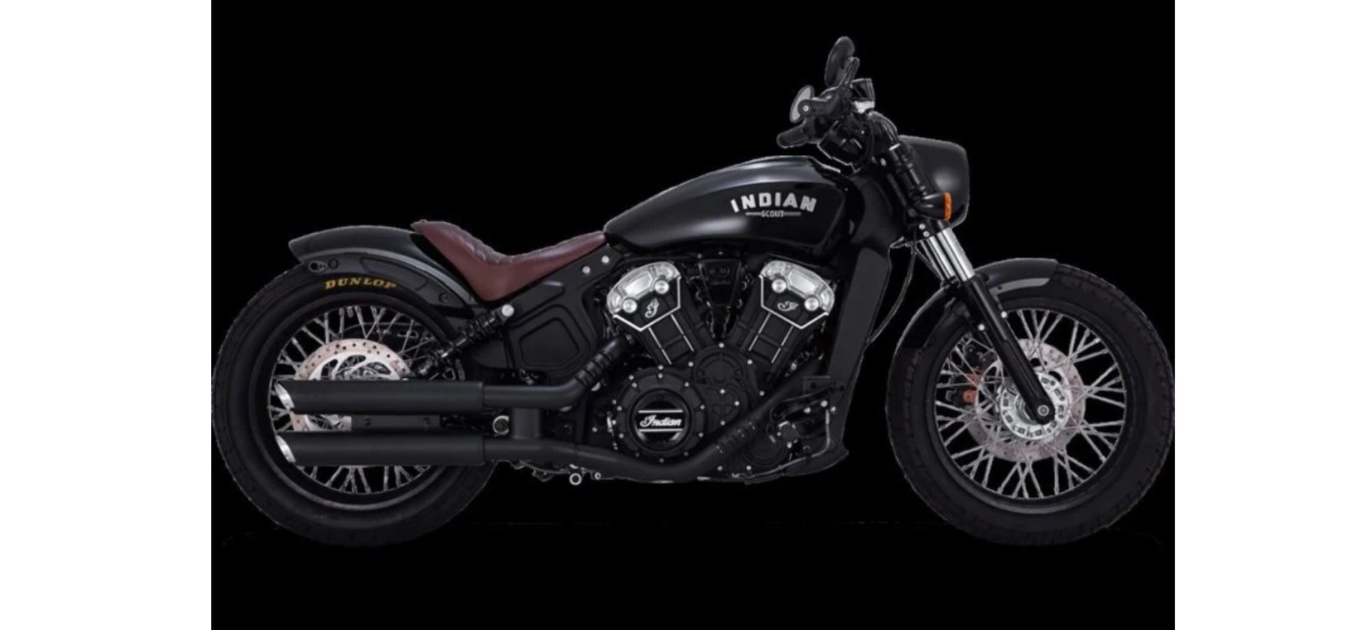 Indian Scout Slip-on Exhaust Vance & Hines.