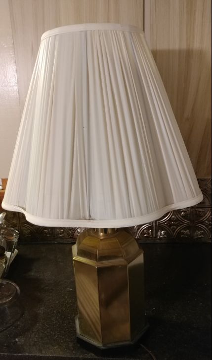 One lamp base with shade