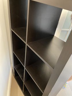 KALLAX Shelf unit, black-brown, 30 3/8x57 7/8 - IKEA