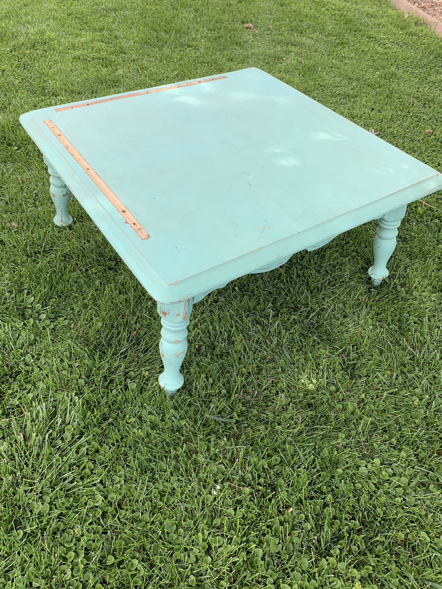 Cute unfinished project coffee table