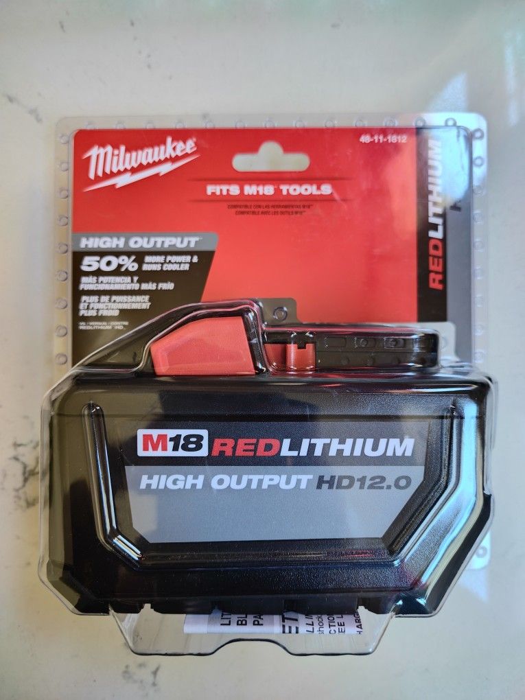 Milwaukee M18 REDLITHIUM High Output HD12.0 Battery 