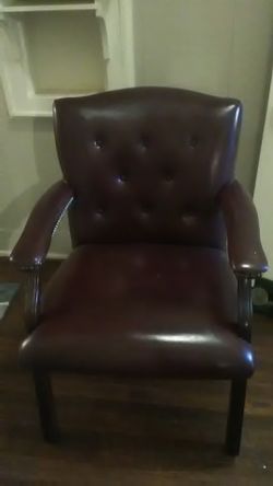 Leather chair