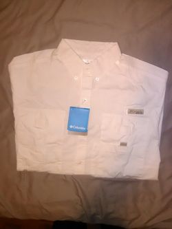 Columbia shirt PFG Mens Large L Performance fishing gear fisherman