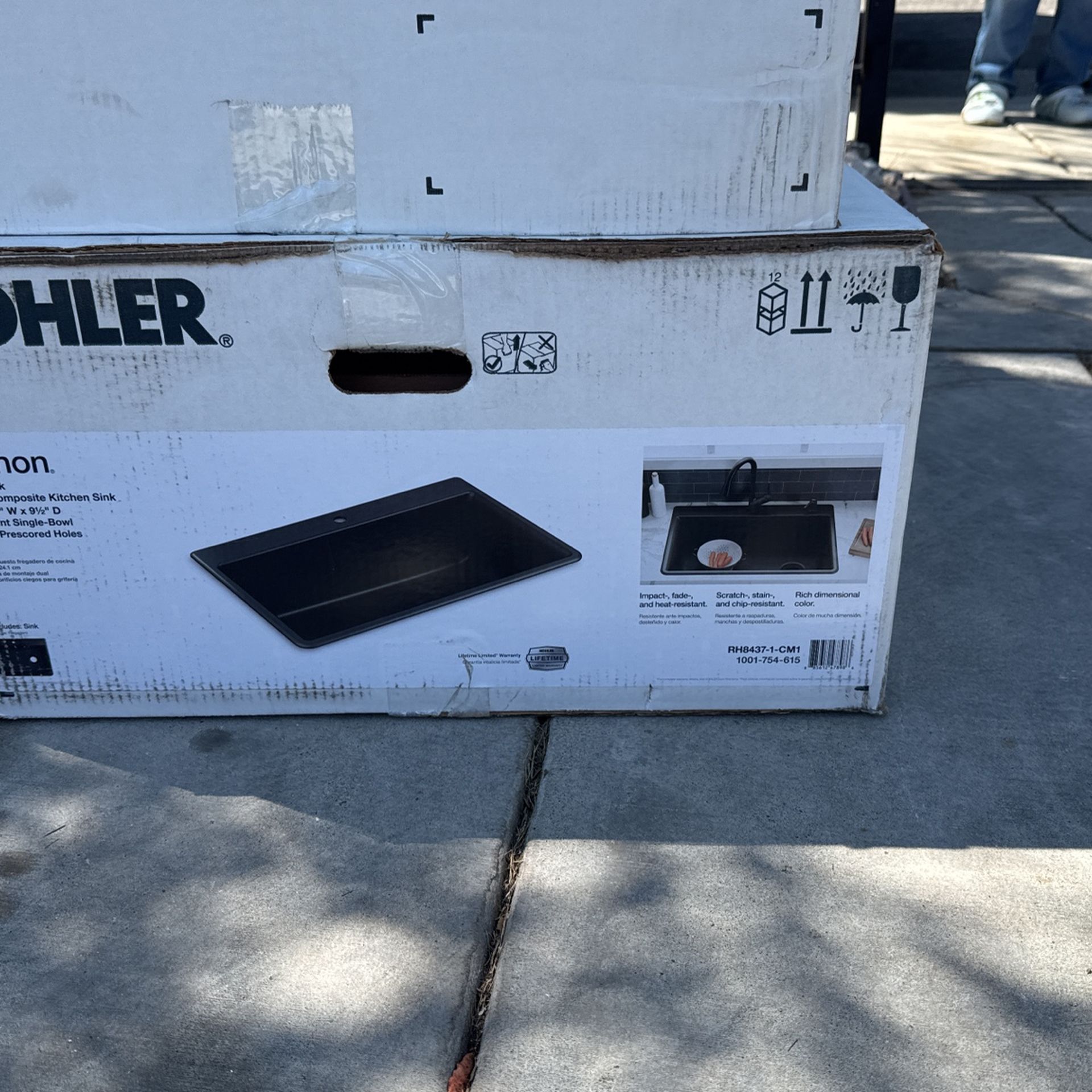 33 Inch Dual Mount Single Basin Sink By Kohler 