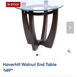 Haverhill Walnut End Table