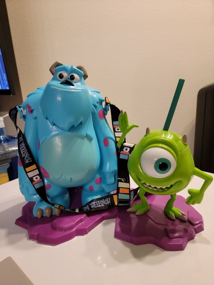 Pixar Fest Monsters Inc Bucket And Sipper (Mike &Sulley)