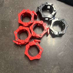 Plastic Barbell Clamps 