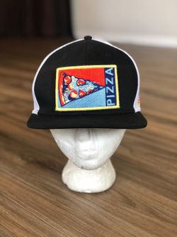 Red Lbl Hat with Removable Pizza Patch