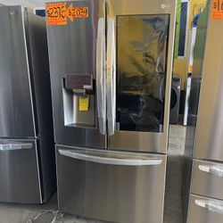 New LG InstaView French Door Refrigerator 26 Cubic Feet