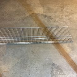 White Wire Closet Shelf