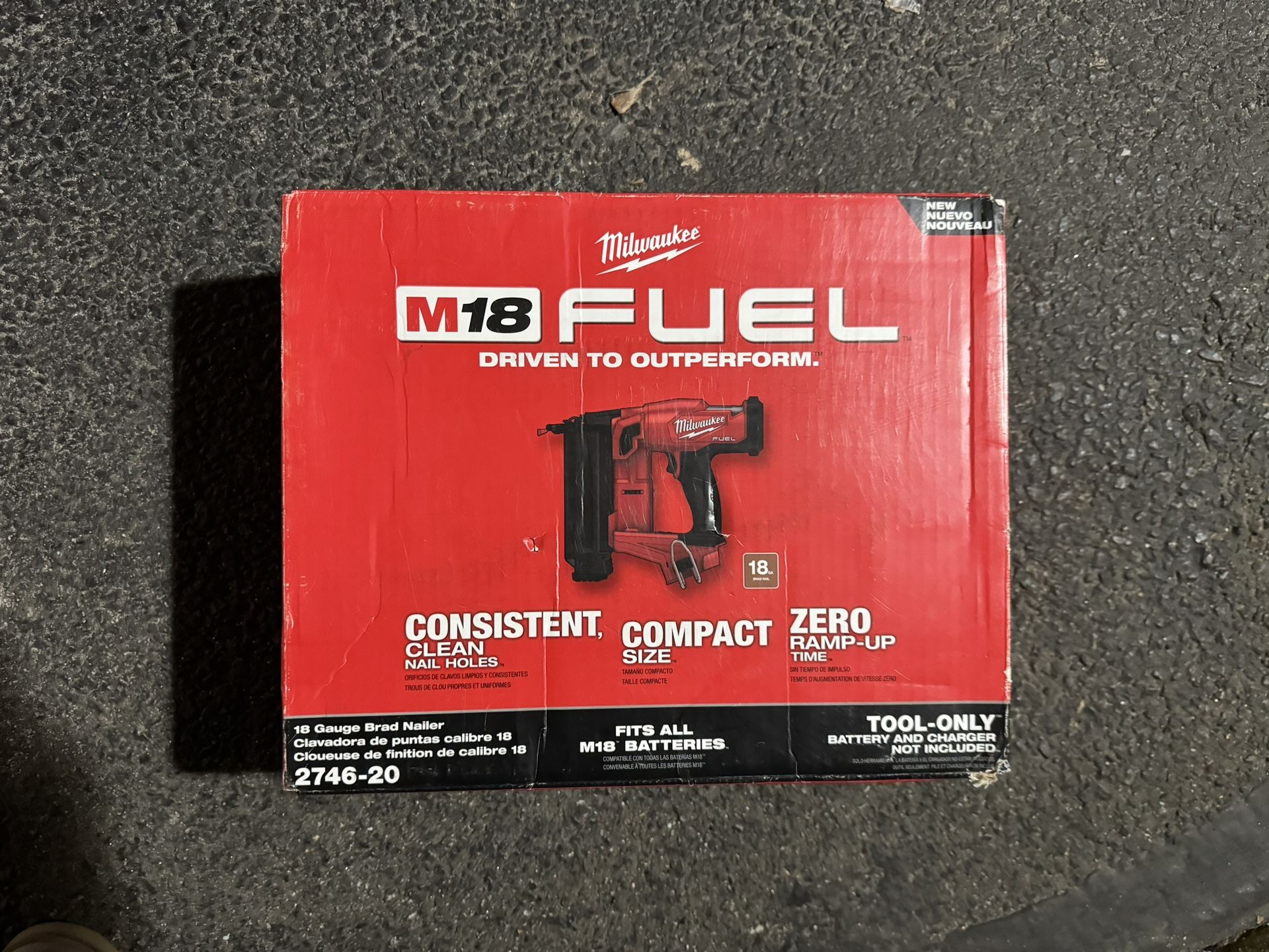 Milwaukee Fuel 18 Brad Nailer 