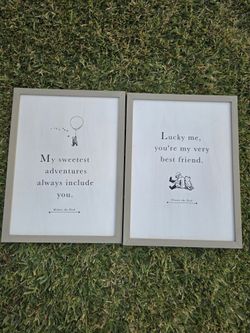 Pottery Barn Winnie The Pooh Nursery Pictures With Frame