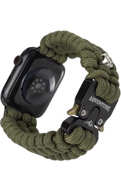 Paracord Band Compatible with Apple Watch