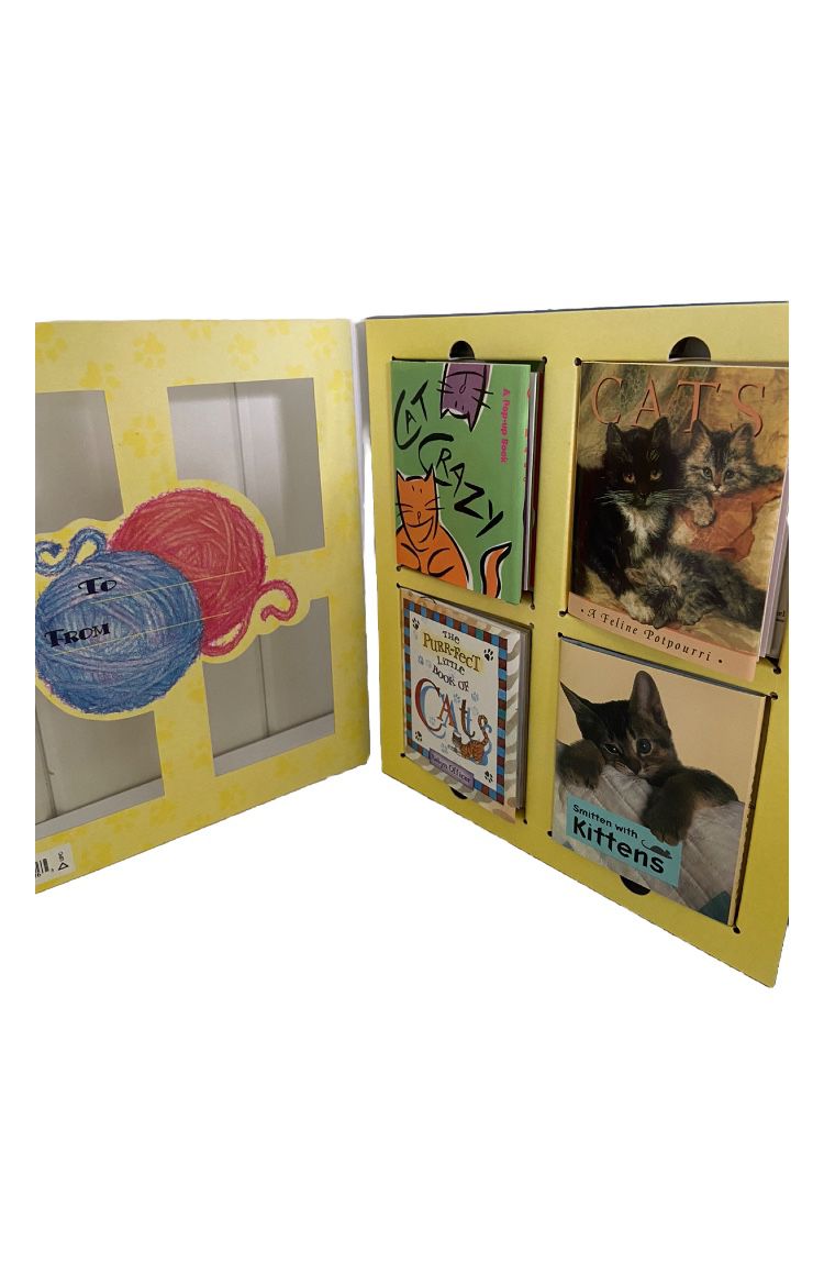 A Treasury Of Cats Keepsake Little Books 4 CAT mini BOOK Set 2000 Vintage Y2K