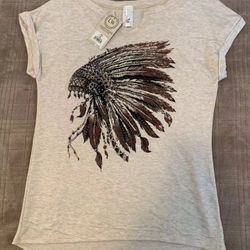 Totem pattern T-shirt