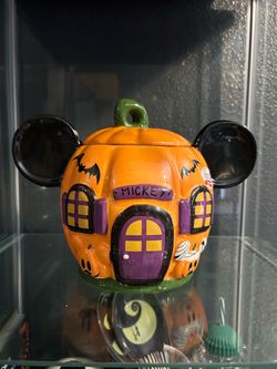 Mickey Hand Painted Canister