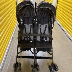 Dream On Me Volgo Twin Double Umbrella Stroller Side by Side Lightweight Travel