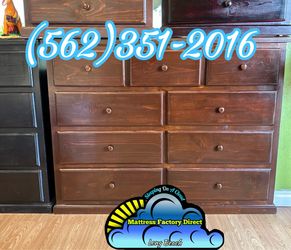 Brown nine drawer dresser chest cajonera Comoda mueble nuevo