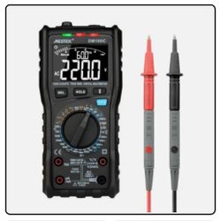 MESTEK DM100C Digital Multimeter 10000 Counts Voltage Current NCV Tester C4F2