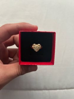 Heart nugget ring size 6 and 7