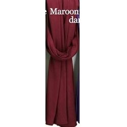 Womens Maroon Premium Jersey Hijab