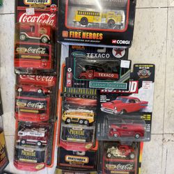 COCA-COLA • TEXACO • FIRE HEROES – CARROS DE COLECCIÓN 