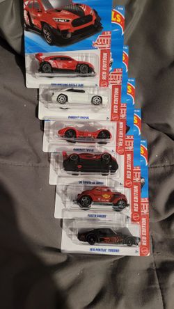 Hotwheels red edition