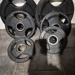 Olympic Rubber Grip Weights