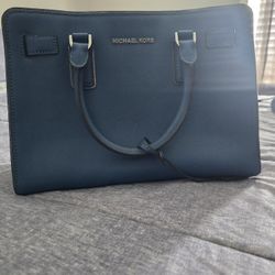 Blue Michael Kors Purse