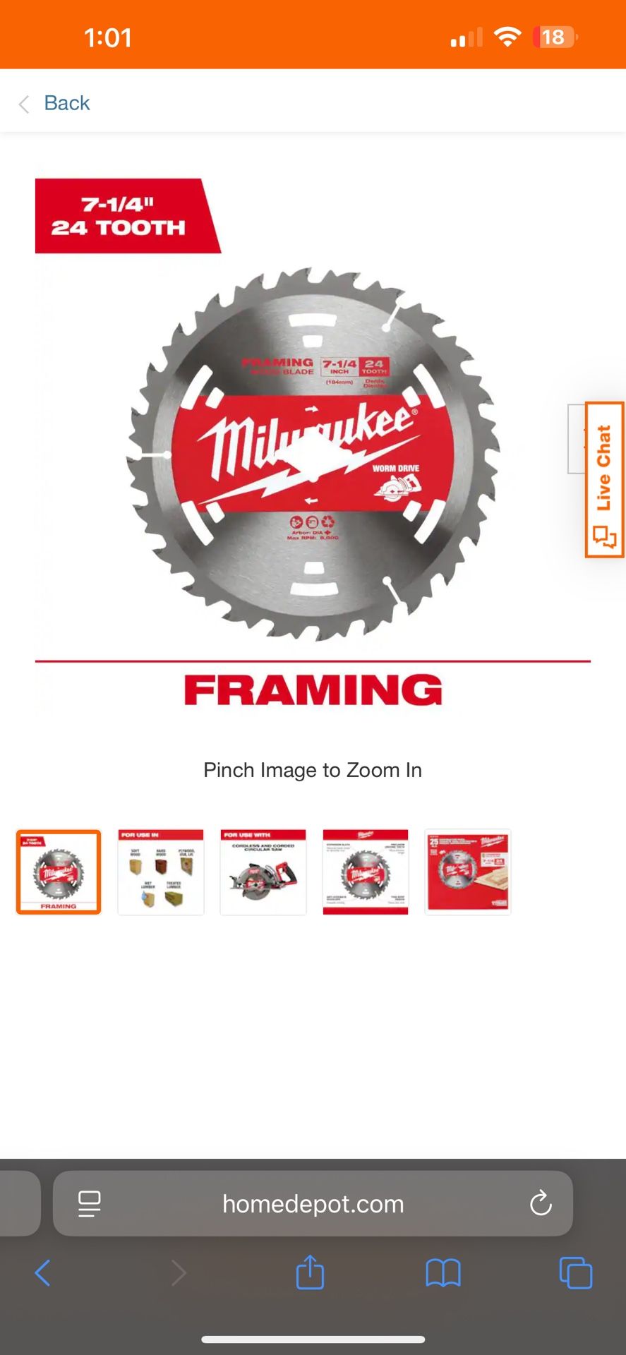 MILWAUKEE 7-1/4 in. 24-Tooth Tungsten Carbide Wood Cutting Framer Circular Saw Blade (25-Pack)