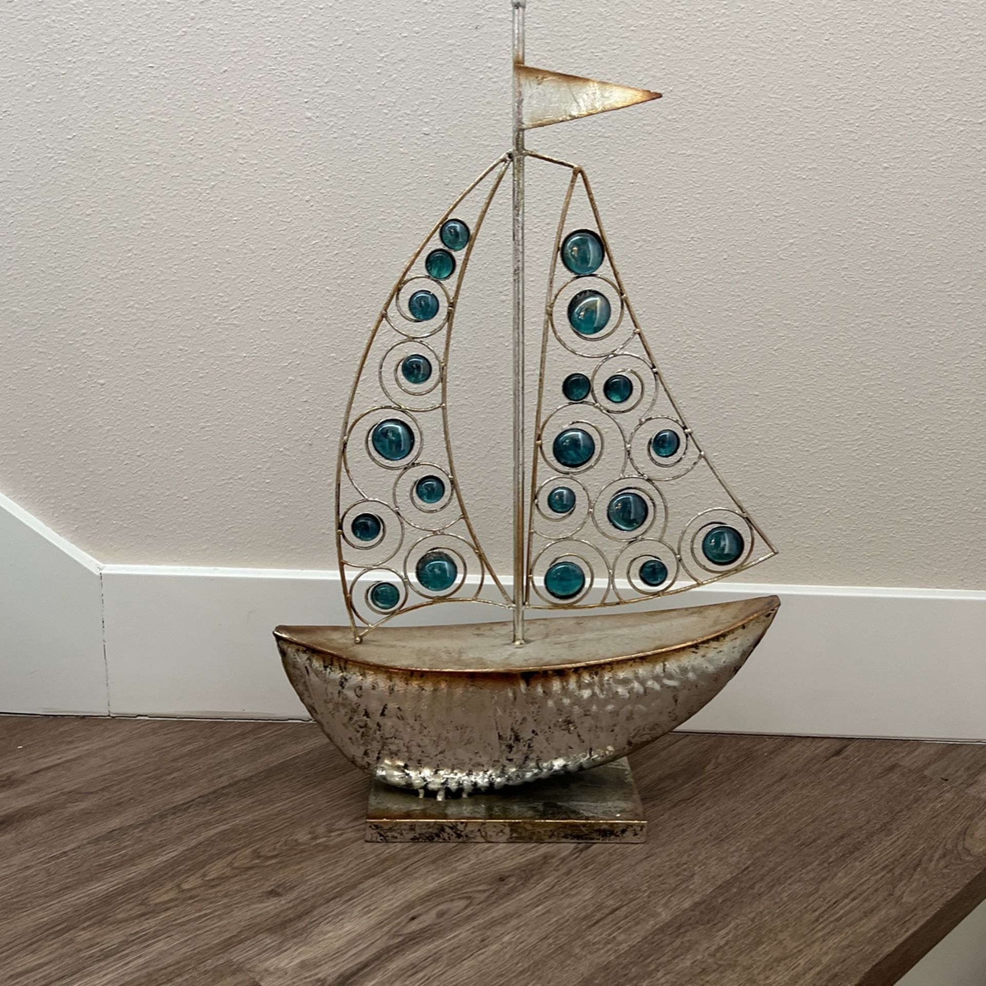 Decoration metal ship