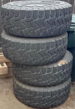 ‼️🚨vendo set de llantas Lt 37x12.50 20 Toyo open country R/T