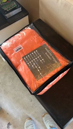 Orange Weighted Blanket