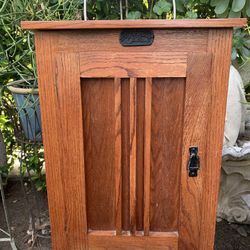 Vintage Surewood Oak Cabinet 