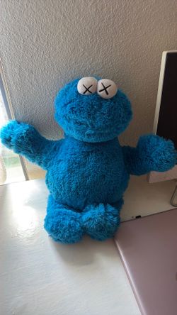 kaws cookie monster plushie