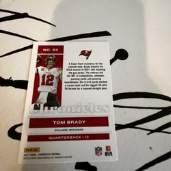 Tom Brady Football Card