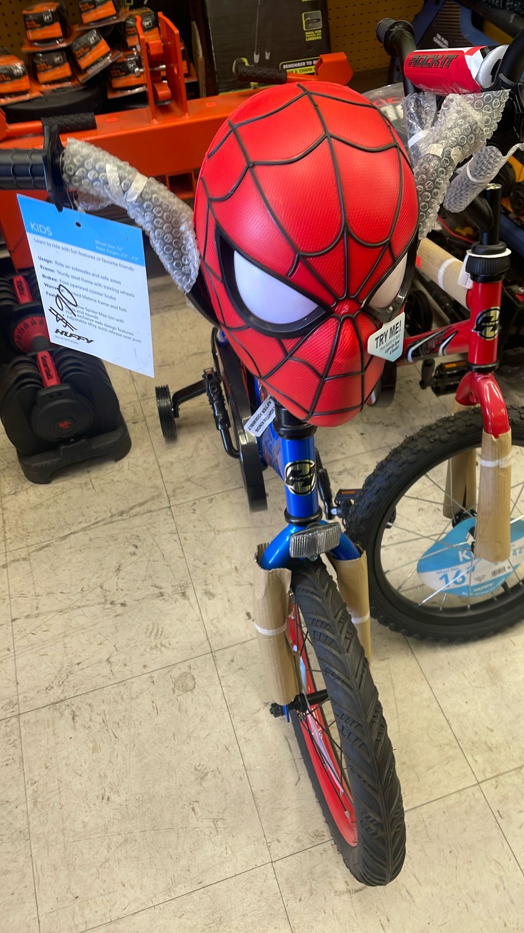 16” Spider Man Bicycle