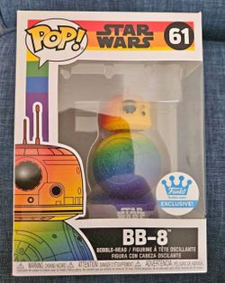 Funko Pop Vinyl Figure Star Waes Rainbow Bb-8 Gay Pride Exclusive