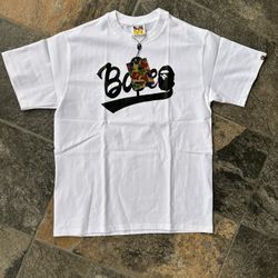 M White Bape Tee