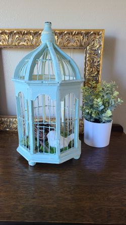 Vintage Antique Looking Rustic Birdcage