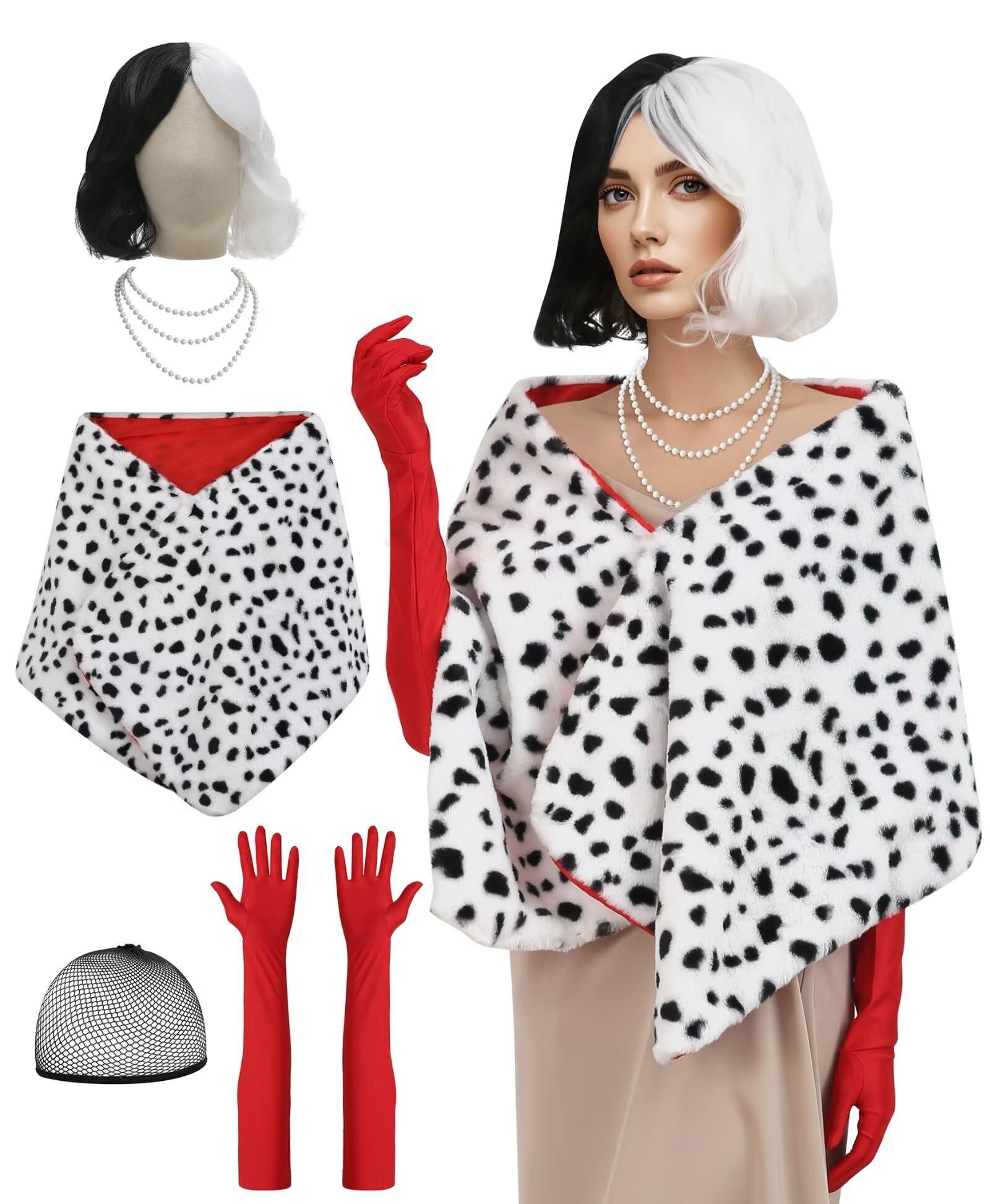 Cruella Halloween Costume Cosplay
