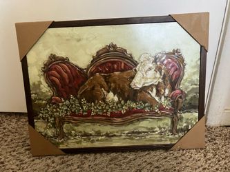 Cow art from hobby lobby