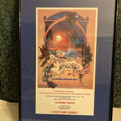 Vintage Surfing Adventure 1970’s Film Poster 