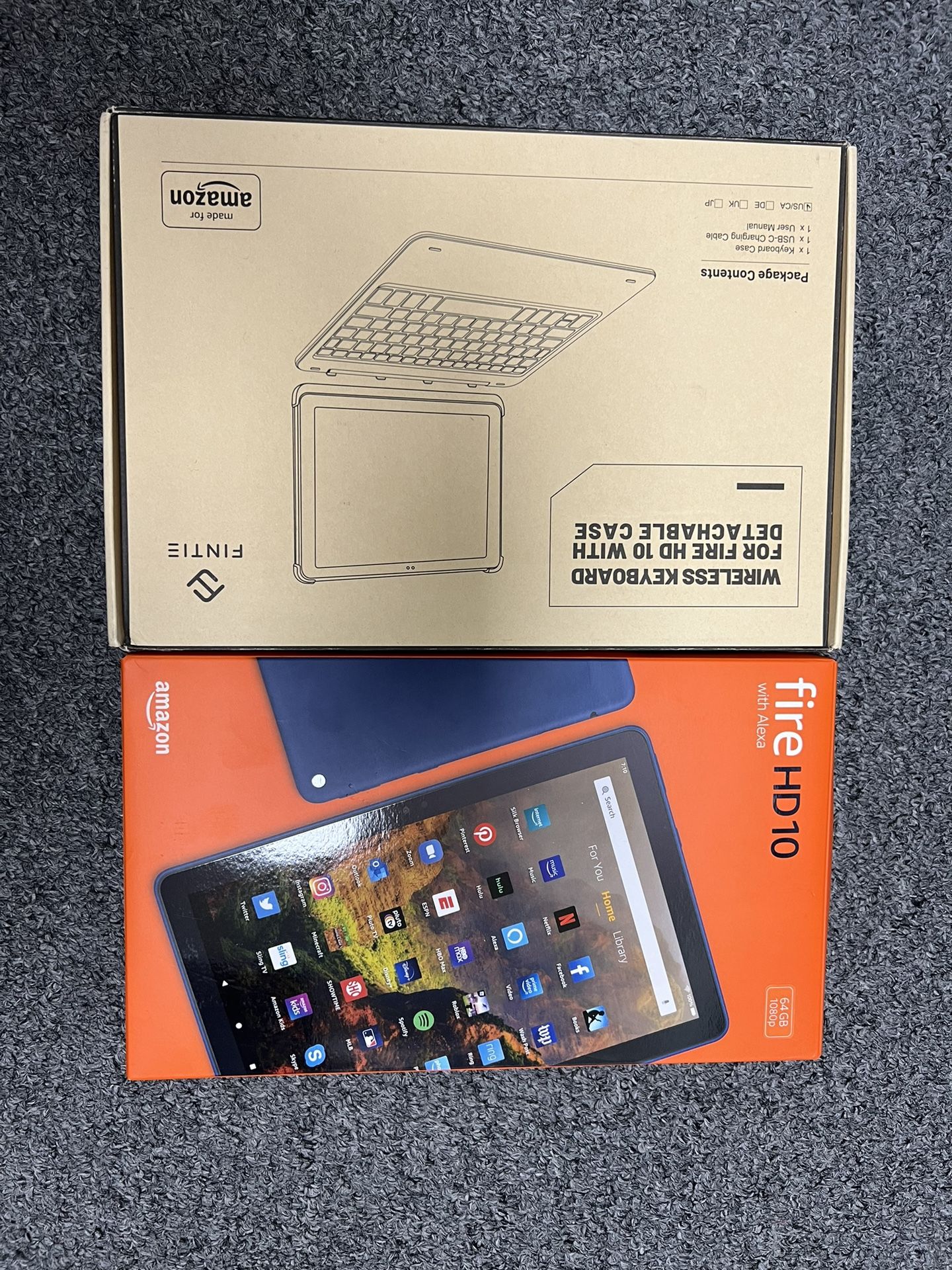 Fire HD 10 With Wireless Keyboard