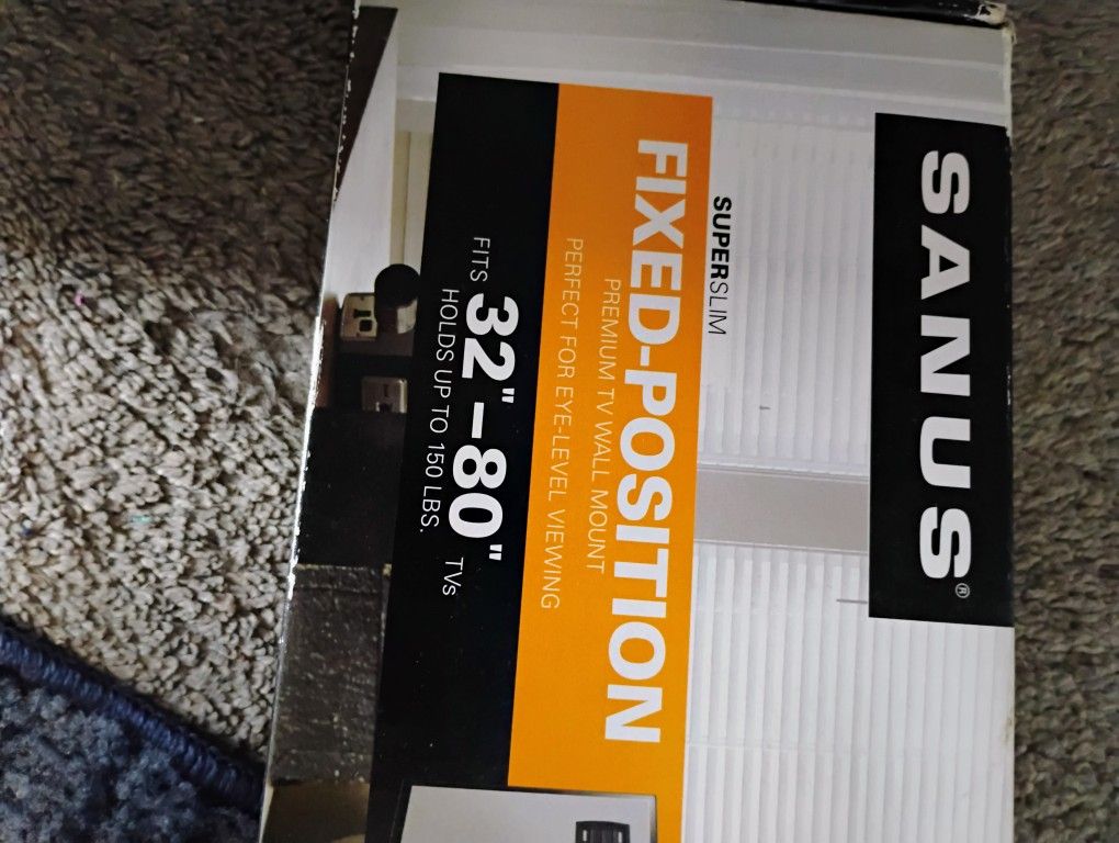 New TV Wall Mount Open Box Never Used Pickup Only Cash 