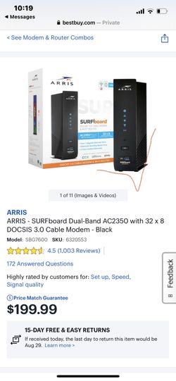Arris Cable / Internet Modem 